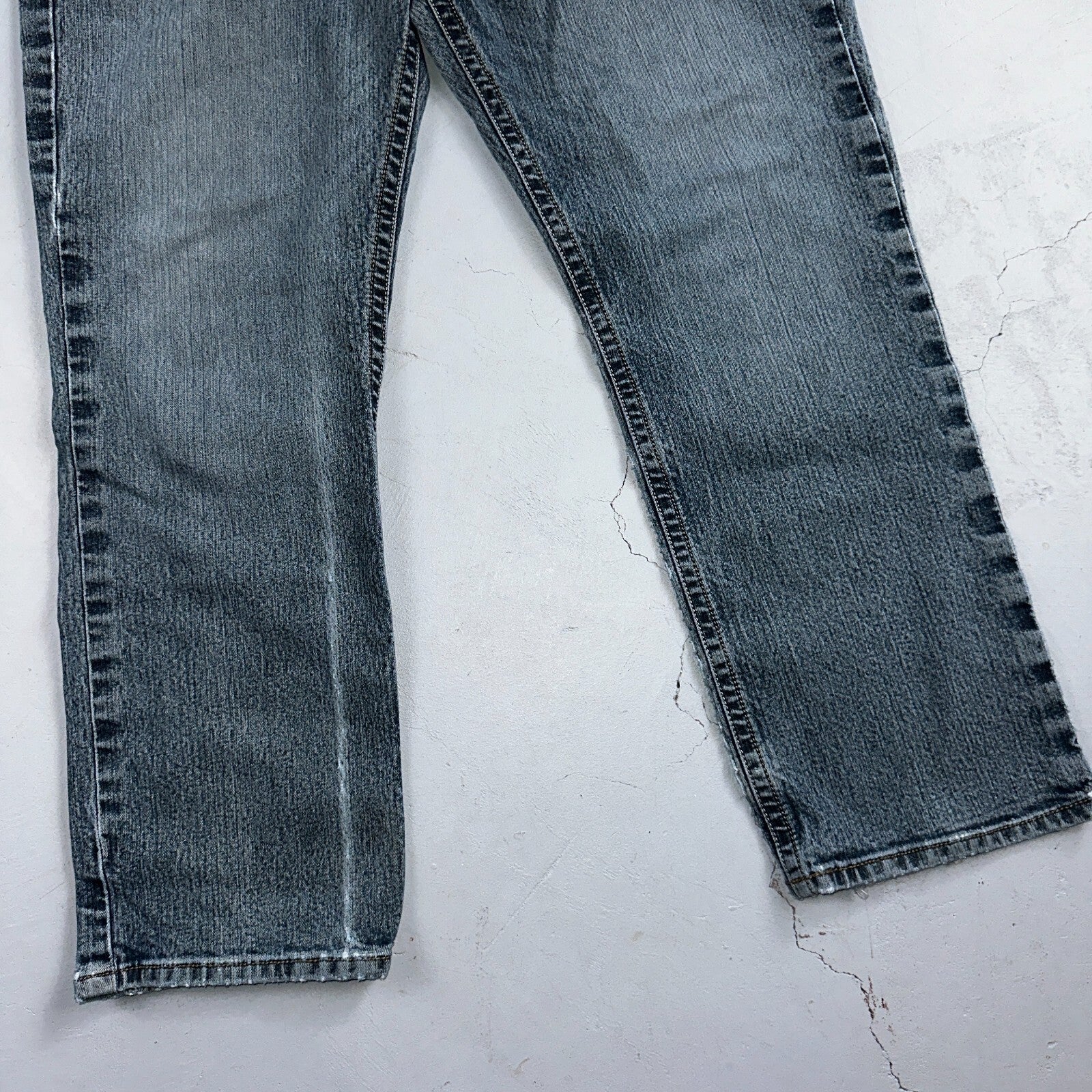 Ariat Rebar Jeans Men's 40x30 Blue M4 Low Rise DuraStretch Edge Boot Cut Western