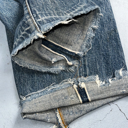 Levis 501 Big E Vintage 60s Redline Selvedge USA XX 1960s Jeans 66 Act 26x25