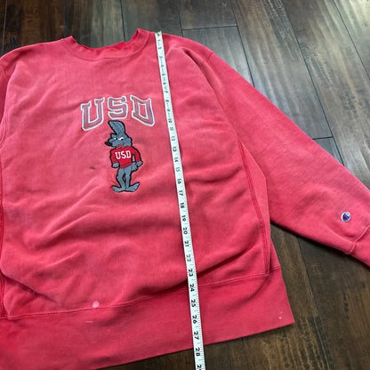 VTG Champion 80s OSD USA Reverse Weave Sweatshirt XL 90s South Dakota College