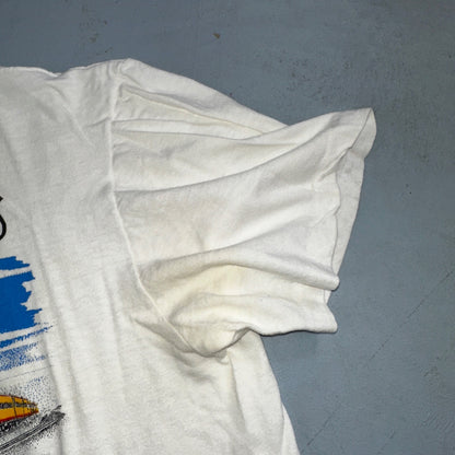 Union Pacific 70s USA VTG T Shirt Train 8444 Coast Stedman 1970s Graphic Cool