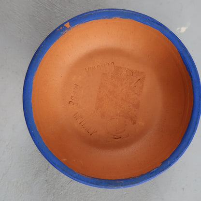 Vintage Deroma Made In Italy #13 Terra Cotta Hand Made Clay Pot Cute Decor