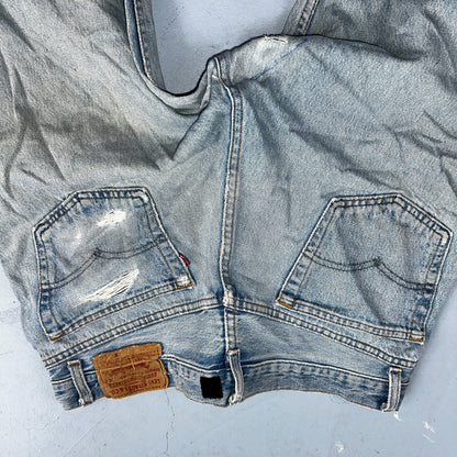 Levis 501 Vintage 90s USA XX Straight Leg Jeans Blue Custom Love 36x34 Act 33x32