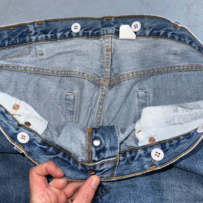 Levis 501 Vintage 90s XX Straight Leg Jeans Y2K Light Wash 40x30 Act 37x30