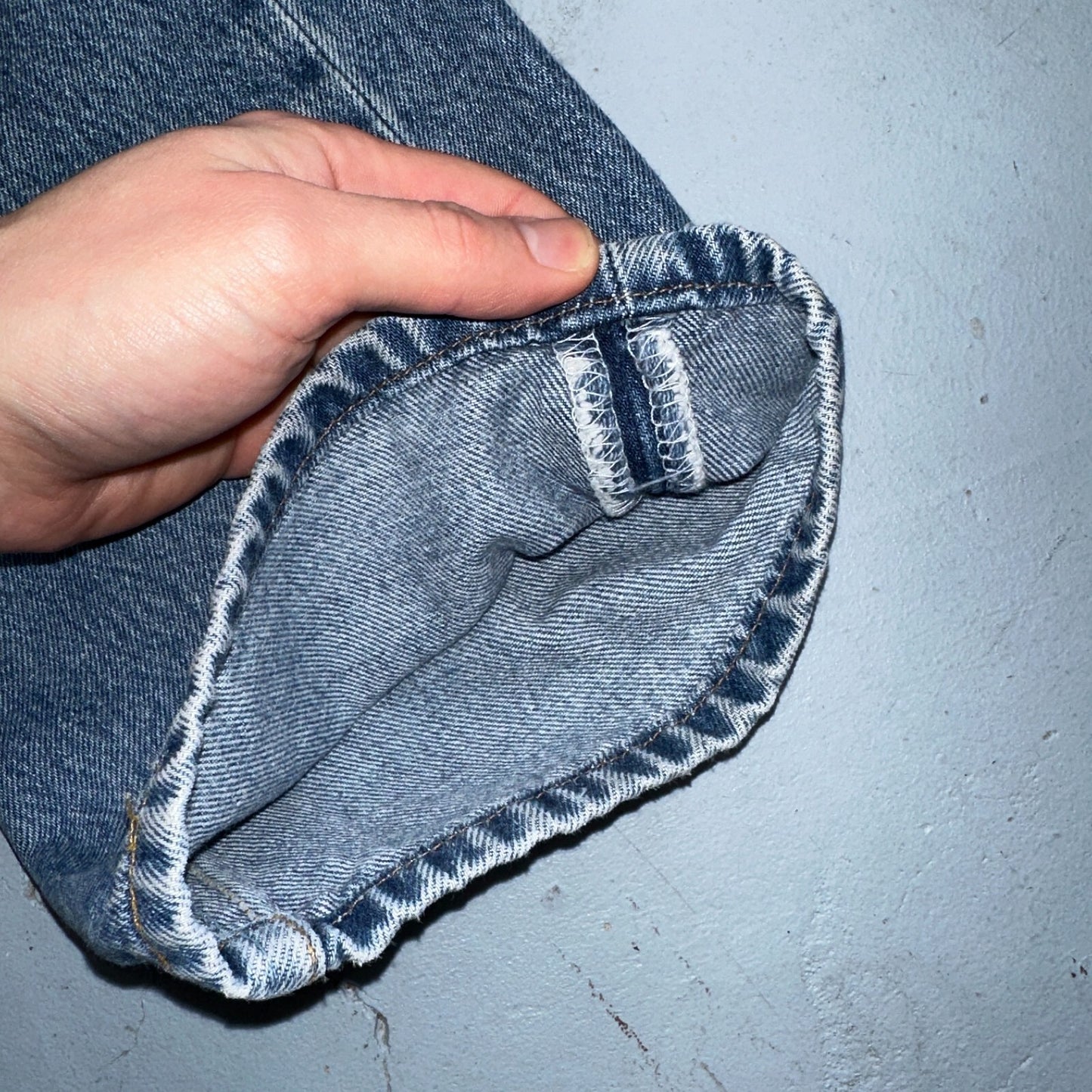 Levis 501 Vintage 90s Y2K XX Straight Leg Jeans Blue Light Wash 34x30 Act 31x29