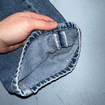 Levis 501 Vintage 90s Y2K XX Straight Leg Jeans Blue Light Wash 34x30 Act 31x29