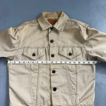 Levis VTG Trucker Jacket 557 Big E Type 3 1960s 60s 70518 1022 White Denim 2