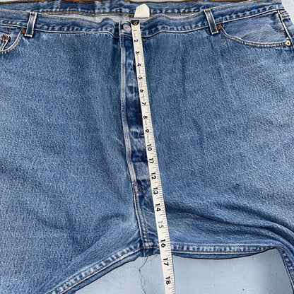 Levis 501 Vintage 90s Mex XX Straight Leg Jeans Blue Light Wash 56x32 Act 50x28