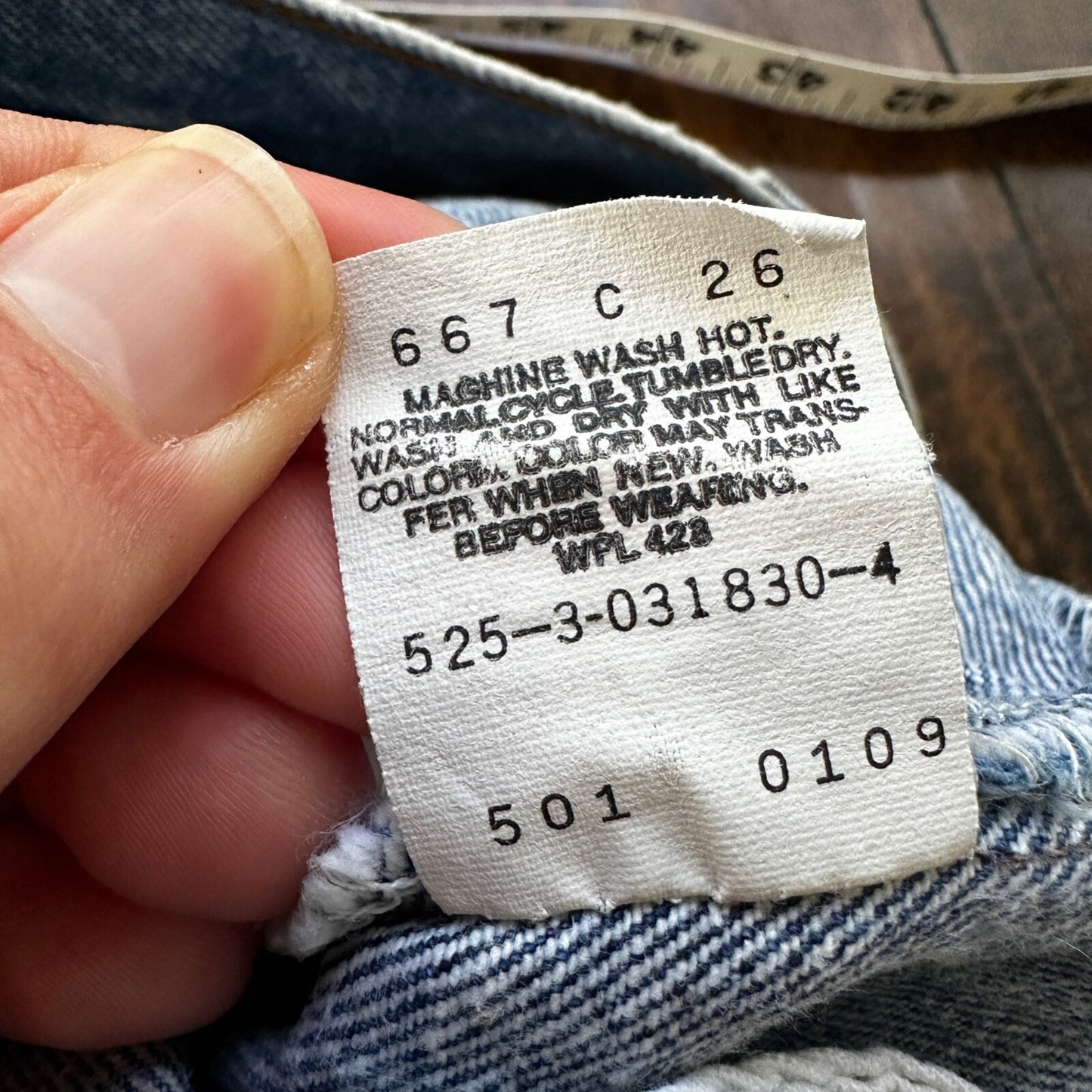 VTG 90s Levis 501 Button Fly 33x34 USA Tag Jeans Acid Wash 80s Act 30x33