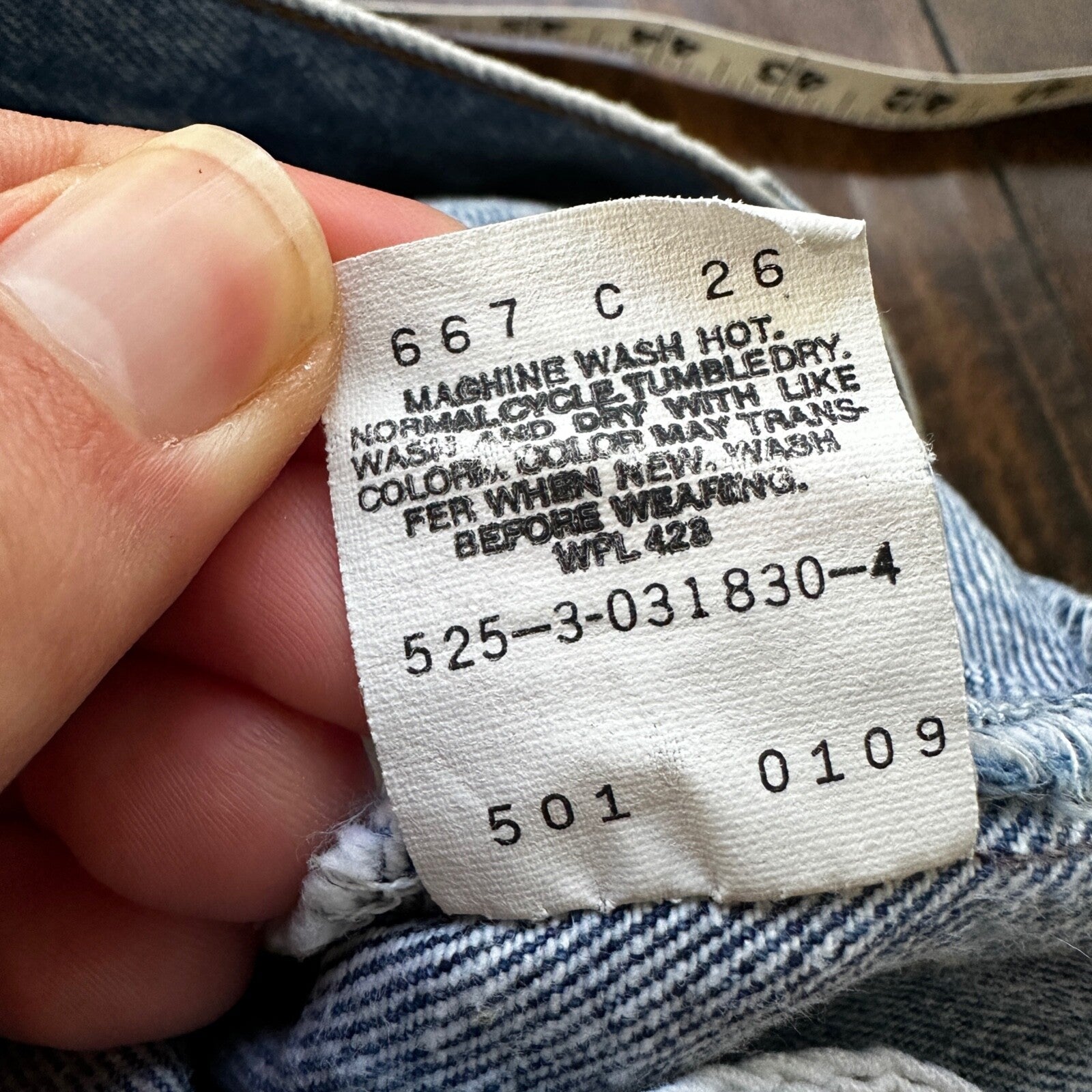 VTG 90s Levis 501 Button Fly 33x34 USA Tag Jeans Acid Wash 80s Act 30x33