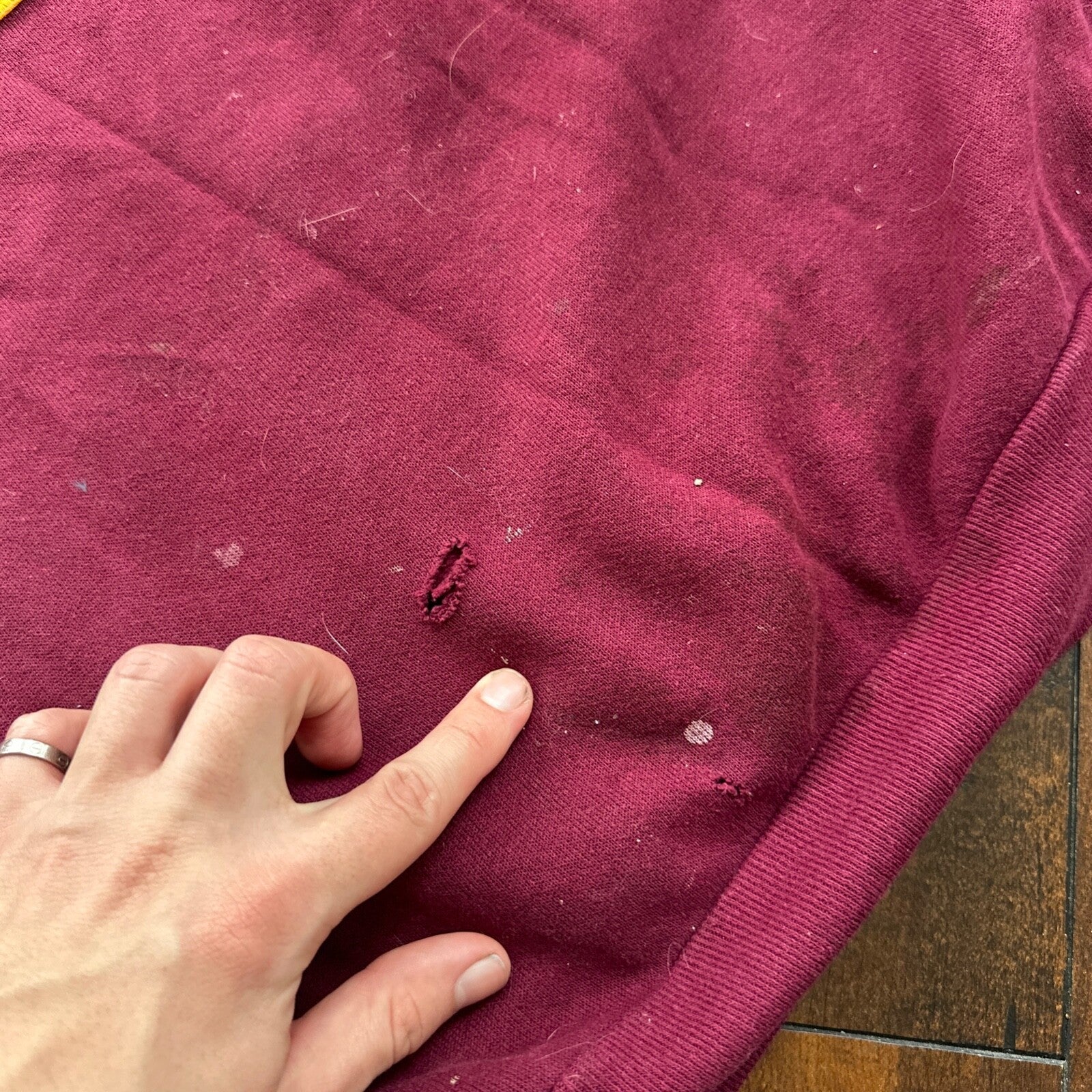 VTG SPU 80s Sports Seattle Pacific University Pullover Sweatshirt Crewneck USED