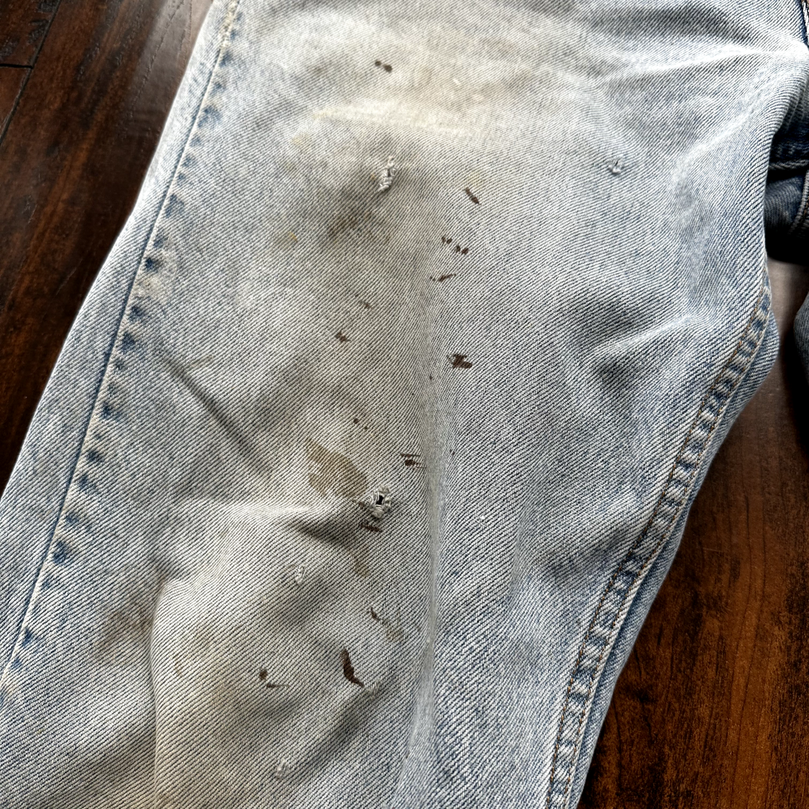 Levis 901 Vintage 90s Straight Leg XX Jeans 34x32 Relaxed Light Wash Act 33x31