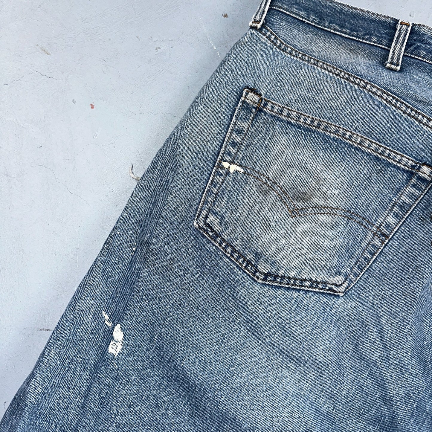 Levis 501 Vintage 80s Redline Selvedge USA XX Jeans Light Wash 48x30 Act 44x26