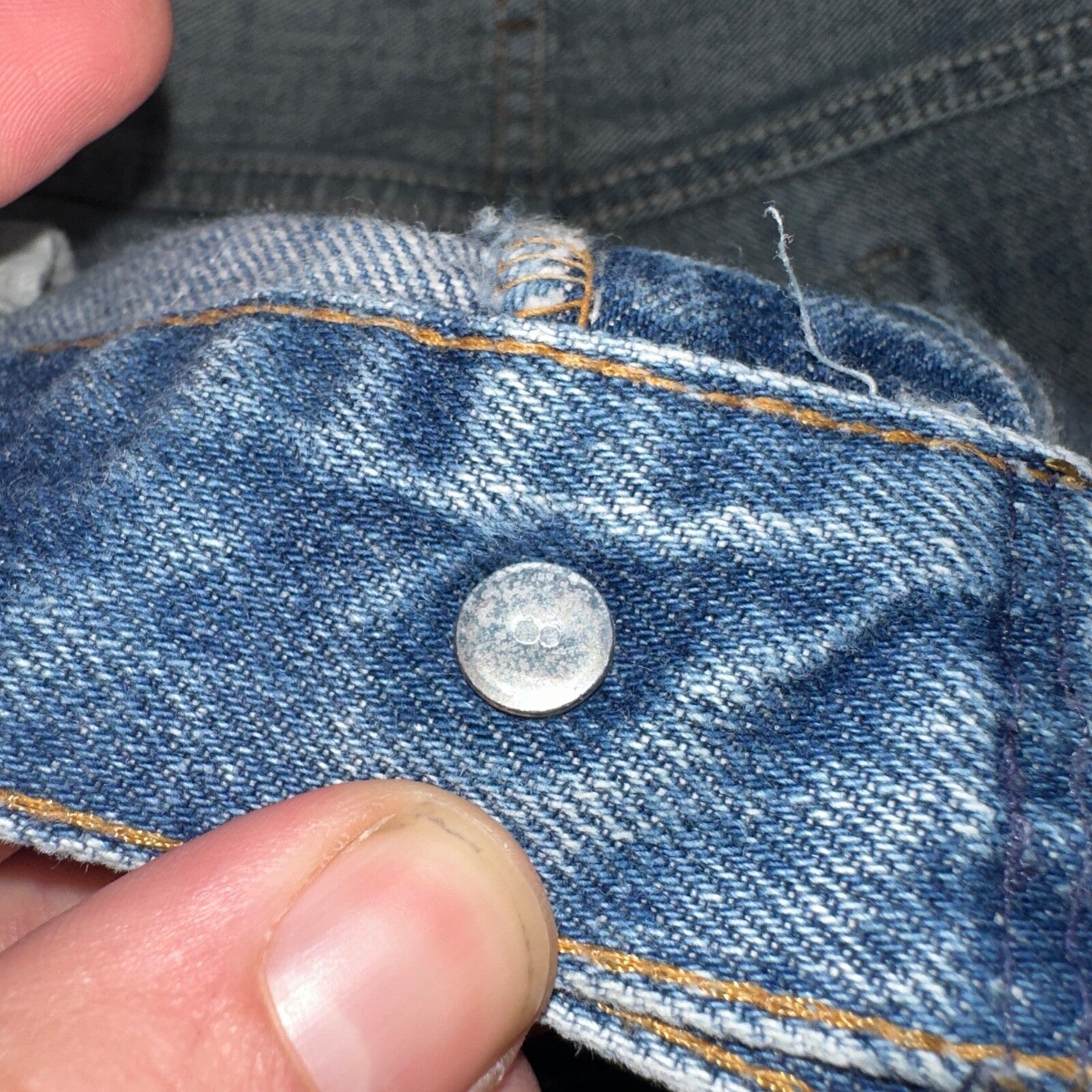 Levis 684 Vintage 70s USA Orange Tab Bootcut Flare Blue Bell Bottom Jeans 34x32