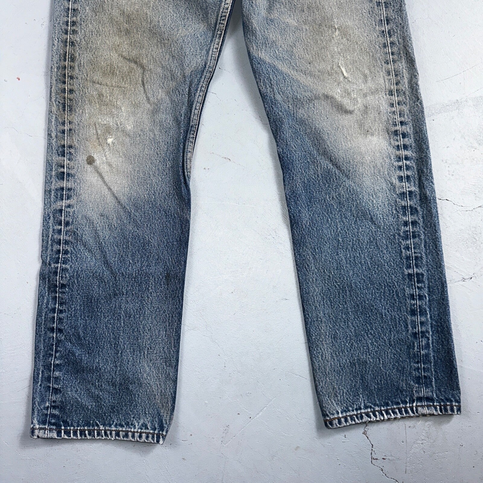 Levis 501 Vintage Y2K Mexico Straight Leg Jeans 34x33 90s Med Wash Act 32x29