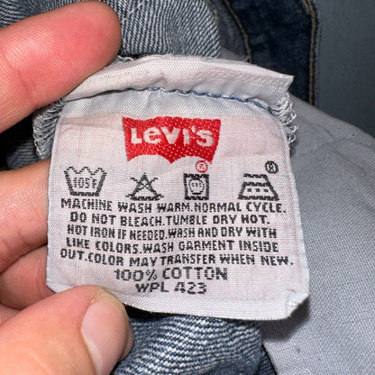 Levis 501 Vintage Y2K 90s XX Straight Leg Jeans Blue Med Wash 38x34 Act 39x34