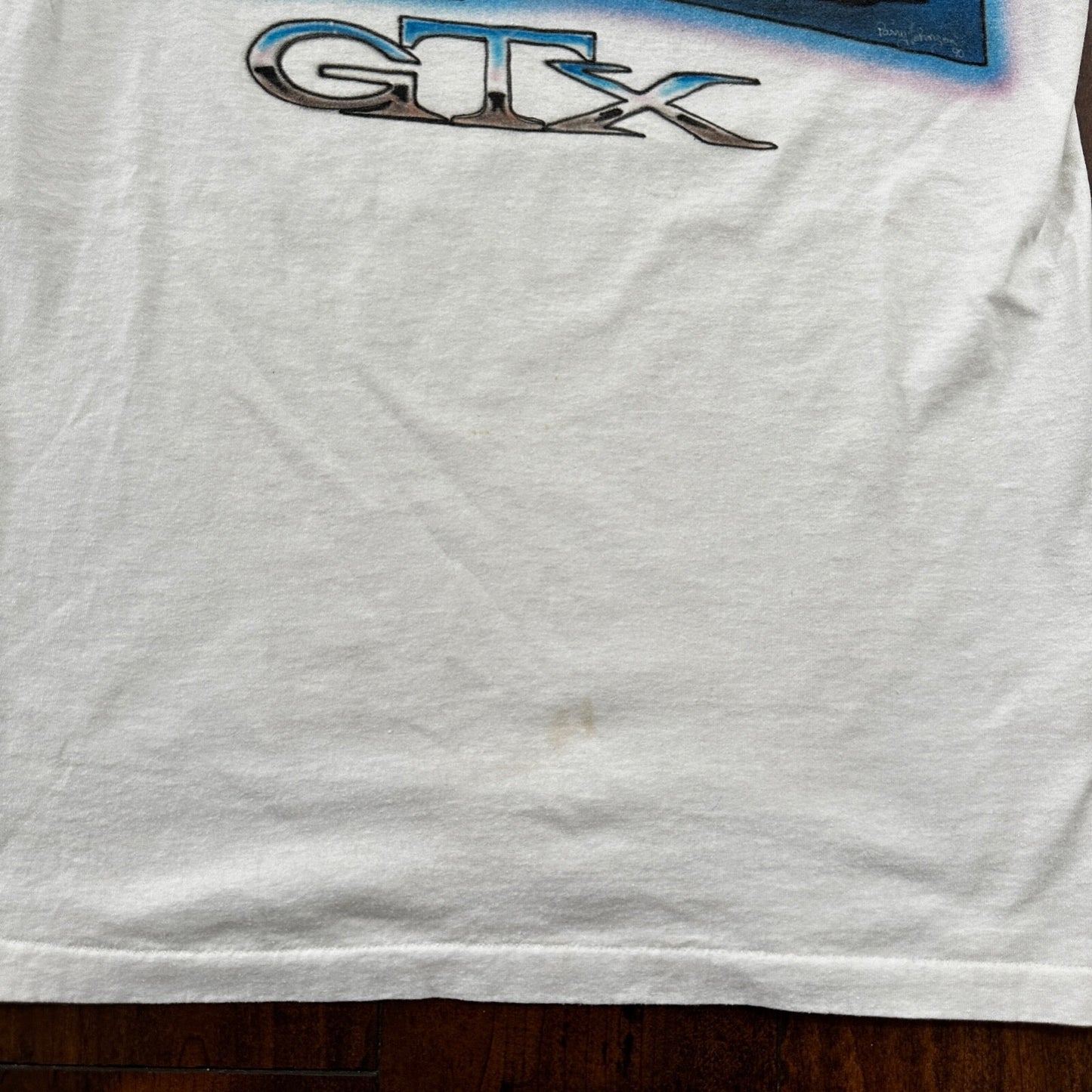 GTX 1969 Plymouth VTG T Shirt Airbursh Hanes USA Single Stitch Carlotta 90s