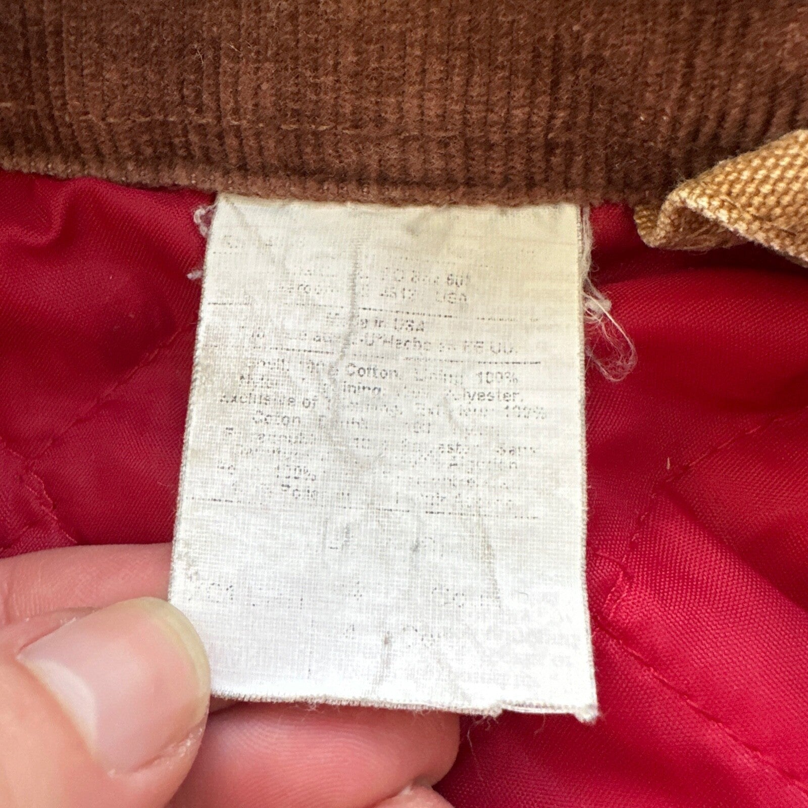 VTG 70s CARHARTT Duck Quilt Coveralls Small 996Q USA overalls Double Knee 80s