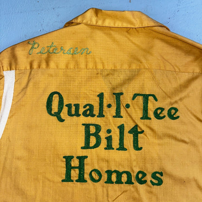 1960s Chain Stitch Bowling Shirt Nat Nast Hilton Salem Oregon 60s 70s Rockabilly