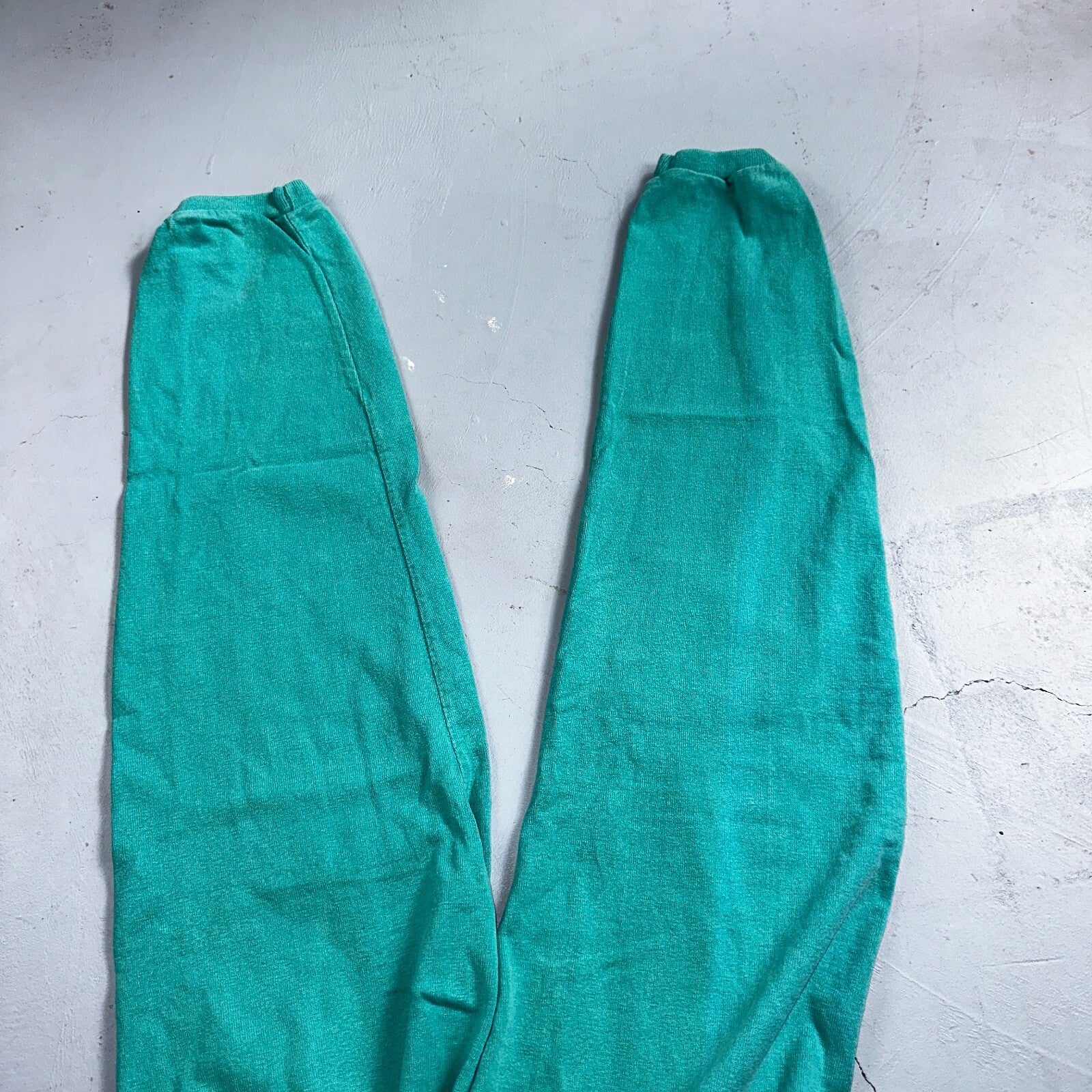 Vintage 90s Lands End Fleece Sweatpants Adult M Green Made In USA Champion