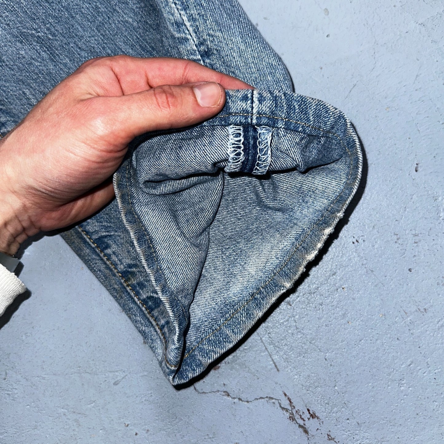 Levis 501 Vintage Y2K XX Straight Leg Jeans Blue Light Wash 34x34 Act 35x30