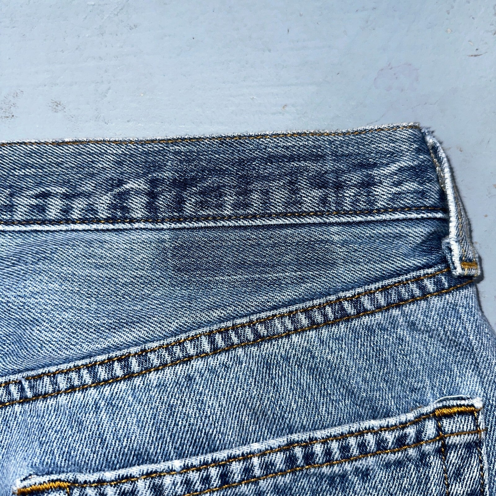 Levis 501 Vintage Y2K XX Straight Leg Jeans Blue Light Wash 34x32 Act 34x31