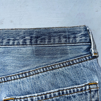 Levis 501 Vintage Y2K XX Straight Leg Jeans Blue Light Wash 34x32 Act 34x31