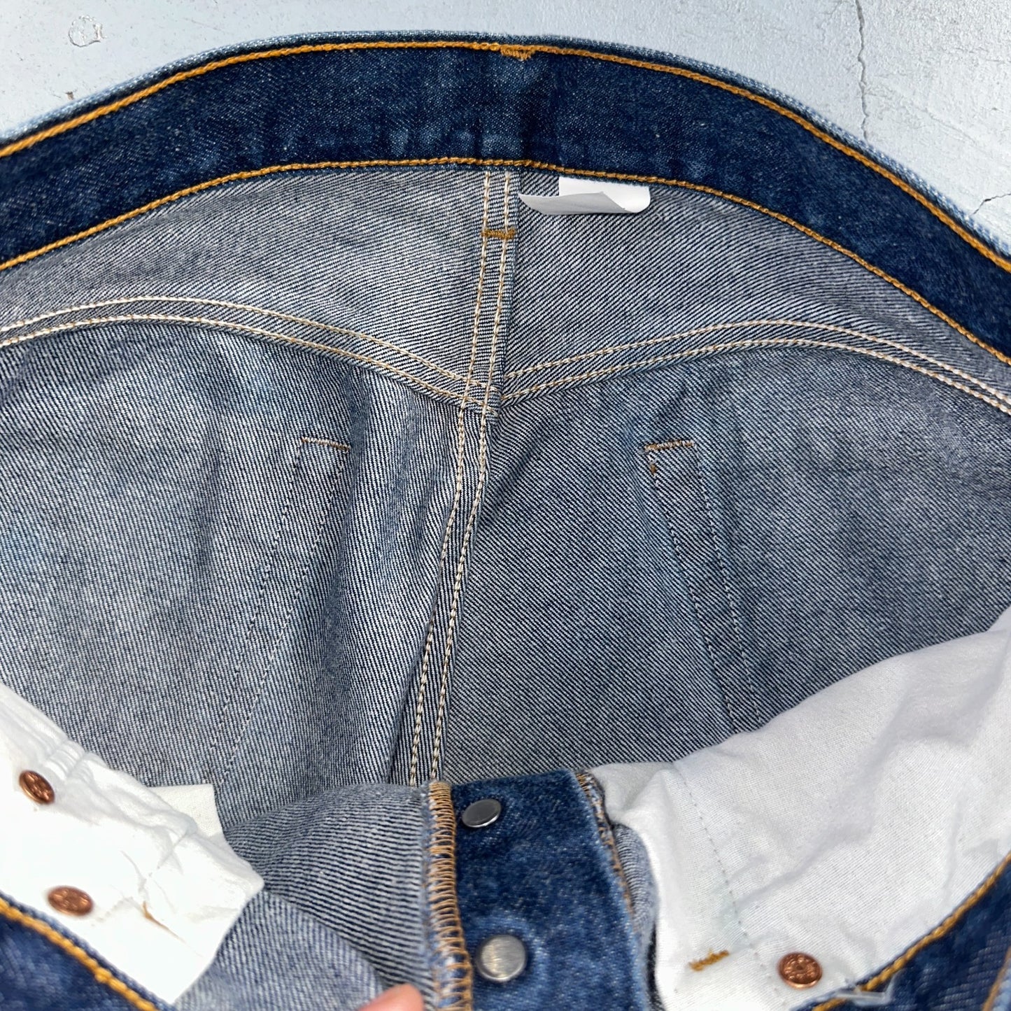 Levis 501 Vintage Y2K 90s XX Straight Leg Jeans Blue Dark Wash 35x30 Act 33x26