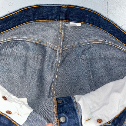 Levis 501 Vintage Y2K 90s XX Straight Leg Jeans Blue Dark Wash 35x30 Act 33x26