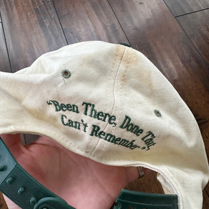 Antique Person BROKEN VTG Hat Cap Snapback Genuine Funny Humor Old Trash Hunt