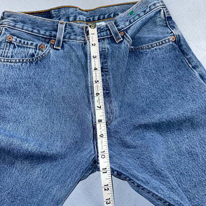 Levis 501 Vintage 90s Mexico XX Straight Leg Jeans 29x32 Y2K Med Wash Act 27x30