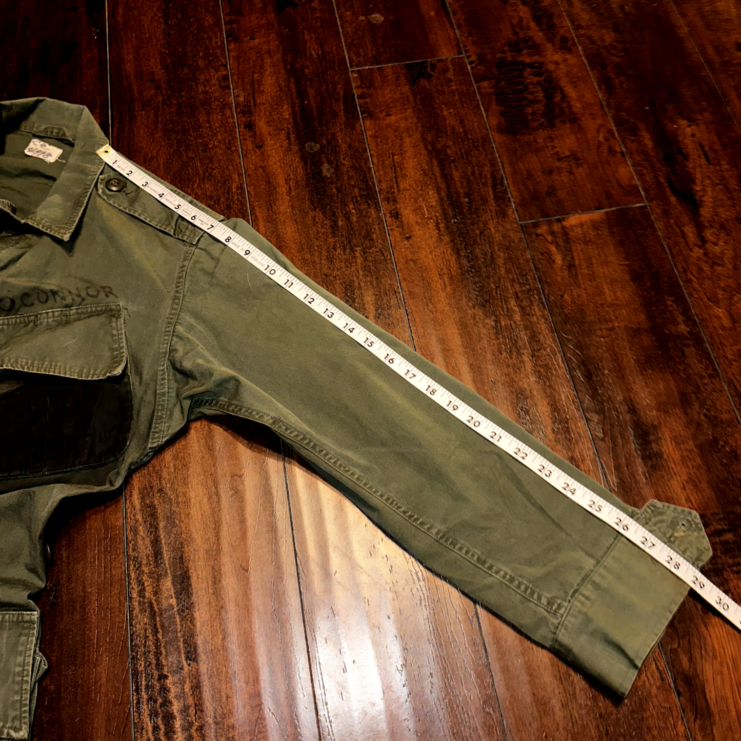 Vintage USMC 60s Vietnam US Army Military M-65 Field Coat Jacket Stencil DSA