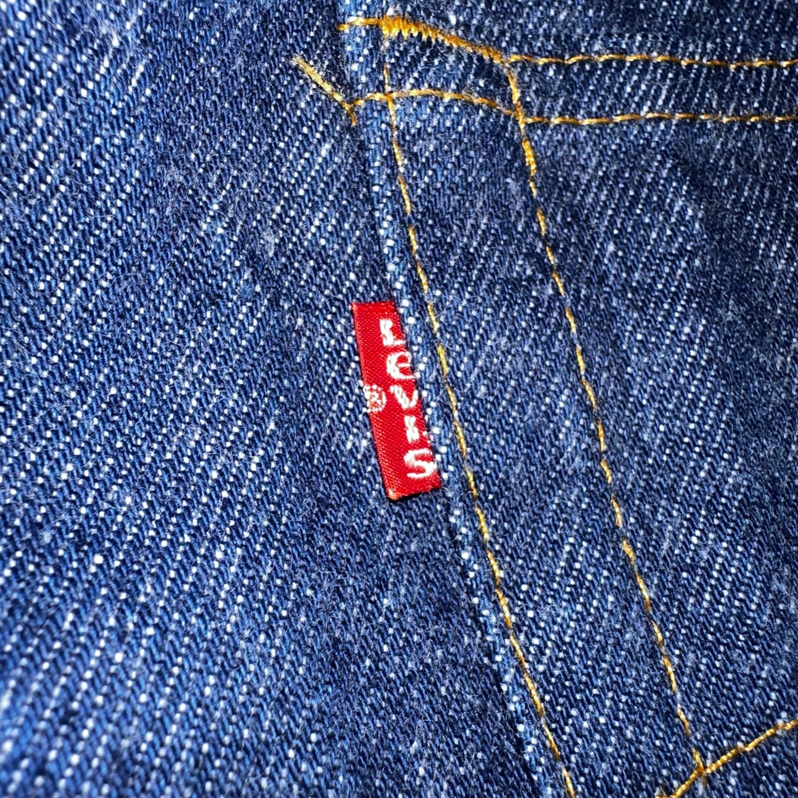 Levis 501 Vintage 80s USA XX Straight Leg Jeans Blue Dark Wash 46x30 Act 40x27
