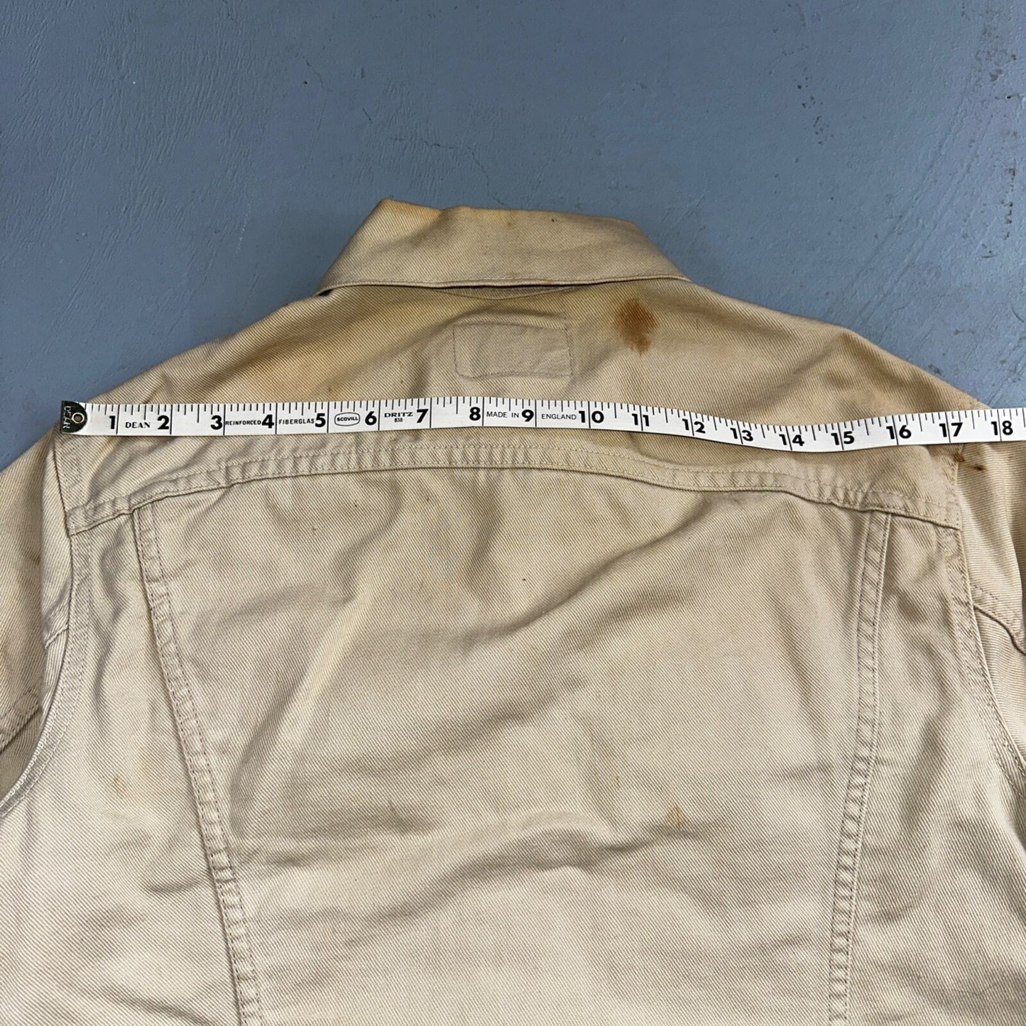 Levis VTG Trucker Jacket 557 Big E Type 3 1960s 60s 70518 1022 White Denim 2