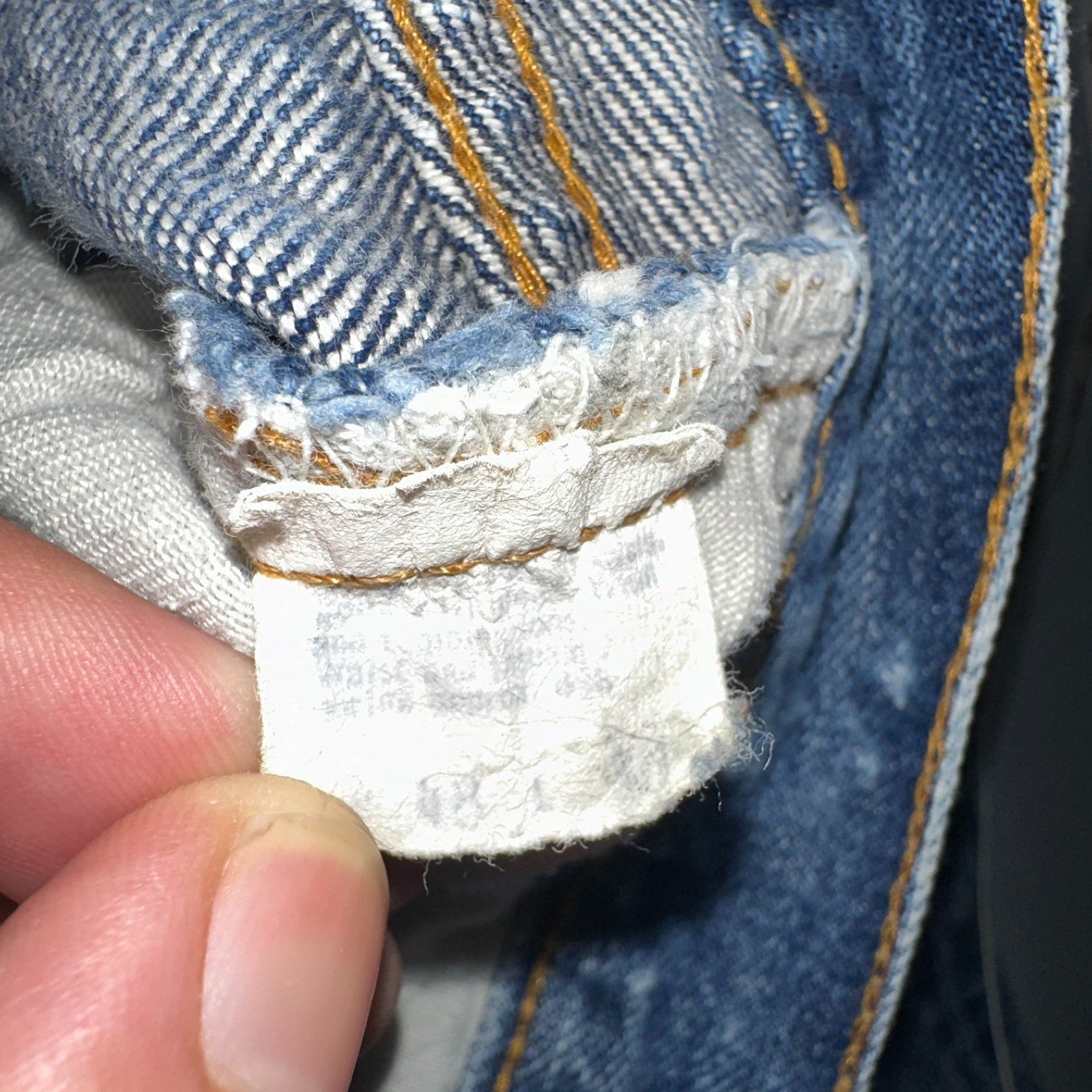 Levis 501 Vintage 70s SS Redline Selvedge USA XX Jeans Med Wash 48x30 Act 43x26