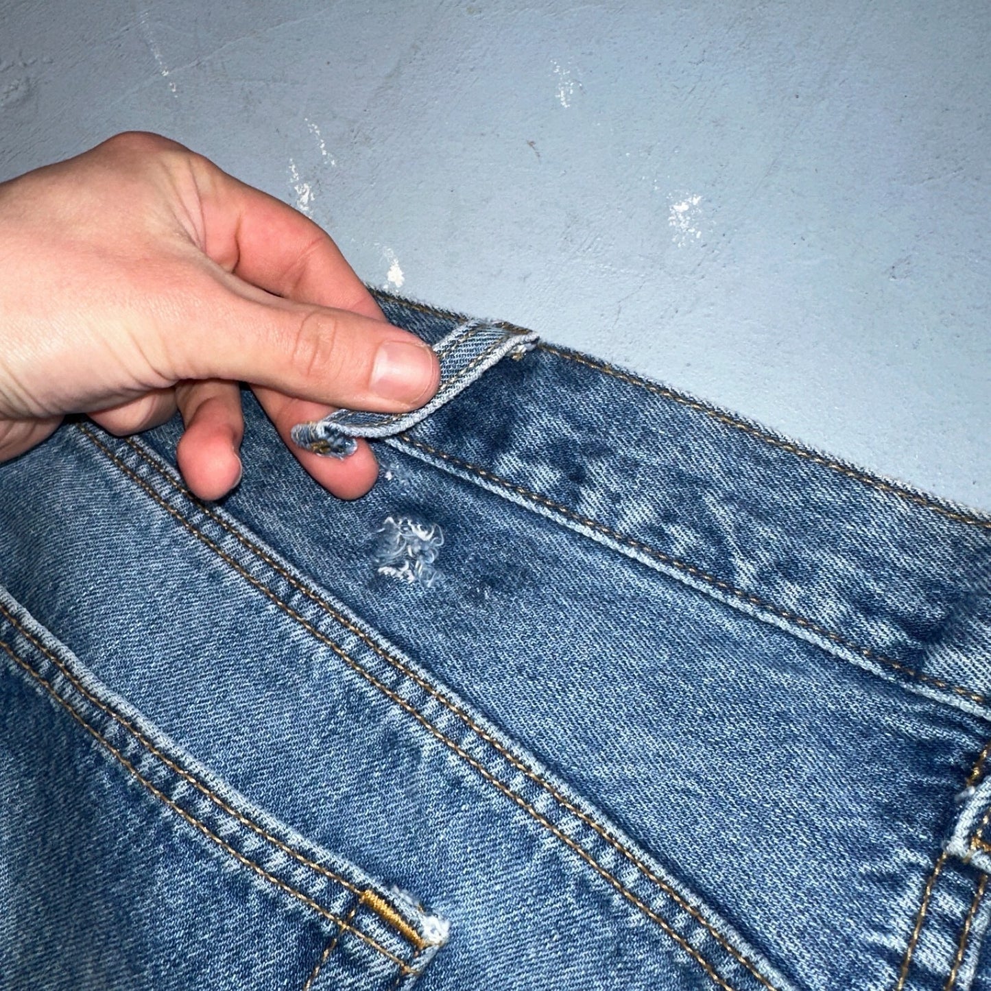 Levis 501 Vintage 90s XX Straight Leg Jeans Y2K Med Wash 42x30 Act 42x31