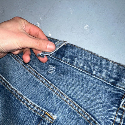 Levis 501 Vintage 90s XX Straight Leg Jeans Y2K Med Wash 42x30 Act 42x31