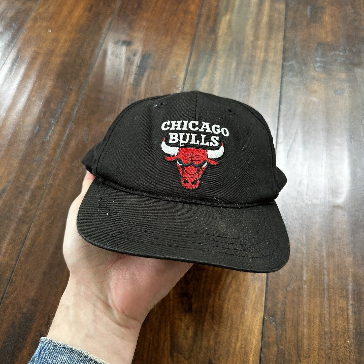 Chicago Bulls | NBA | Vintage Hat SnapBack 90s Micheal Jordan Pippen Broken