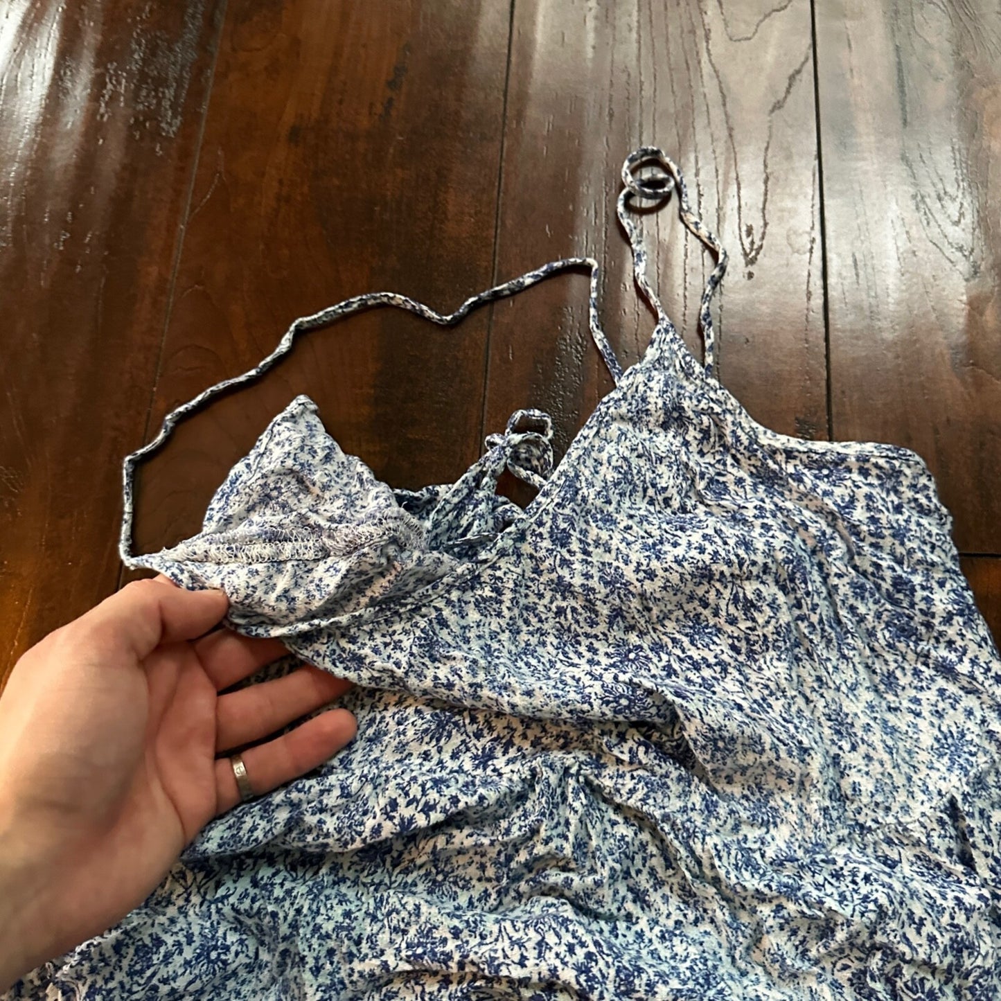 Lot of 4 Forever21 Tank Cute Summer Womens M Dress Print Basic Chop Crop