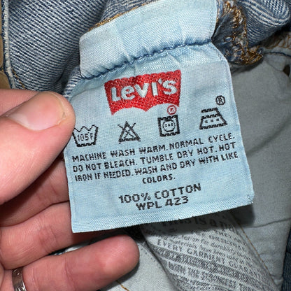 Levis 501 Vintage Y2K XX Straight Leg Jeans 90s Blue Med Wash 34x32 Act 31x31