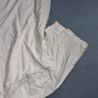 Tommy Bahama Mens Camp Hawaiian Shirt 2XL Silk White Aloha Floral Summer