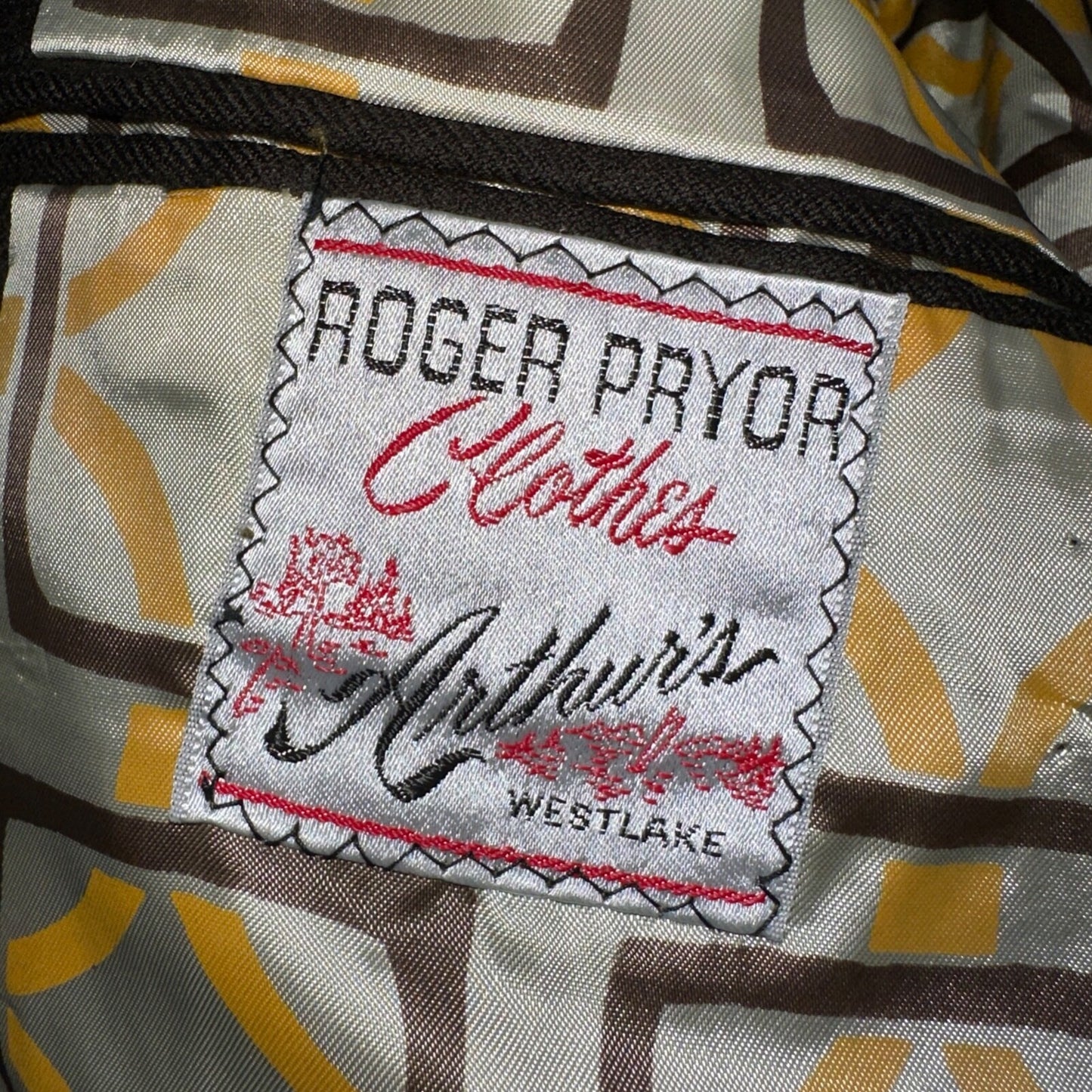 VTG Mens 2 PC Suit 42 Jacket Coat Pants Brown Rockabilly 60s 1960s Classy