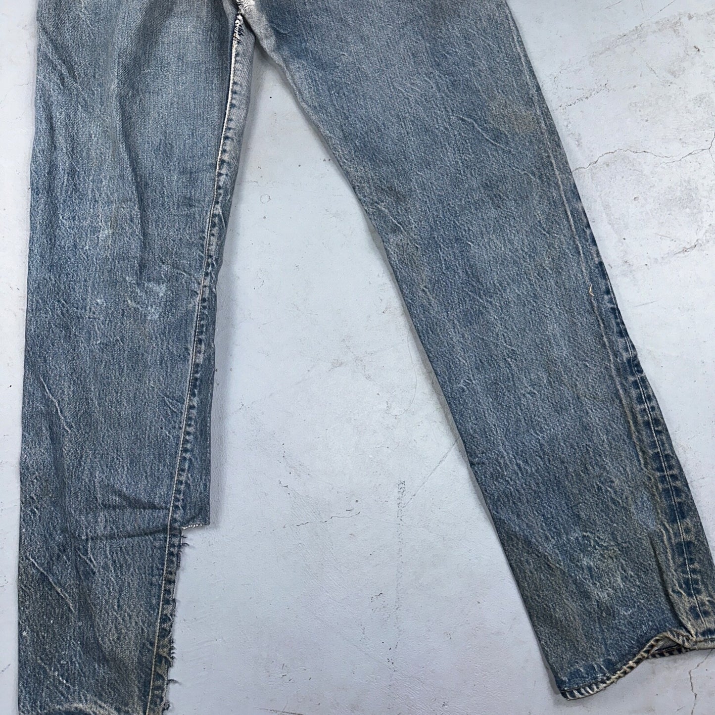 Levis 501 Vintage 80s Redline Selvedge USA XX Jeans Light Wash 32x34 Boot Cut