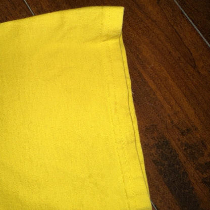 Nike Property Of No One Center Swoosh 90s Yellow Vintage T Shirt LGBTQ Hype Rap