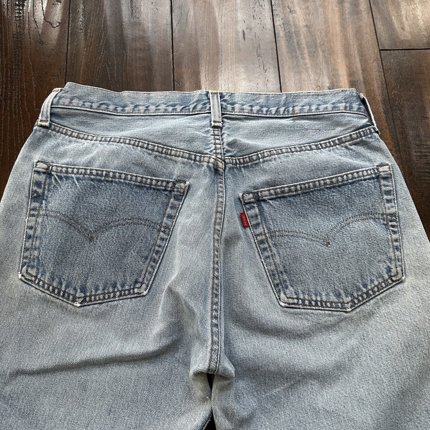 Levis Vintage 80s Redline Selvedge USA 501 XX Jeans 66 70s 36x32 Act 32x28