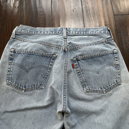 Levis Vintage 80s Redline Selvedge USA 501 XX Jeans 66 70s 36x32 Act 32x28
