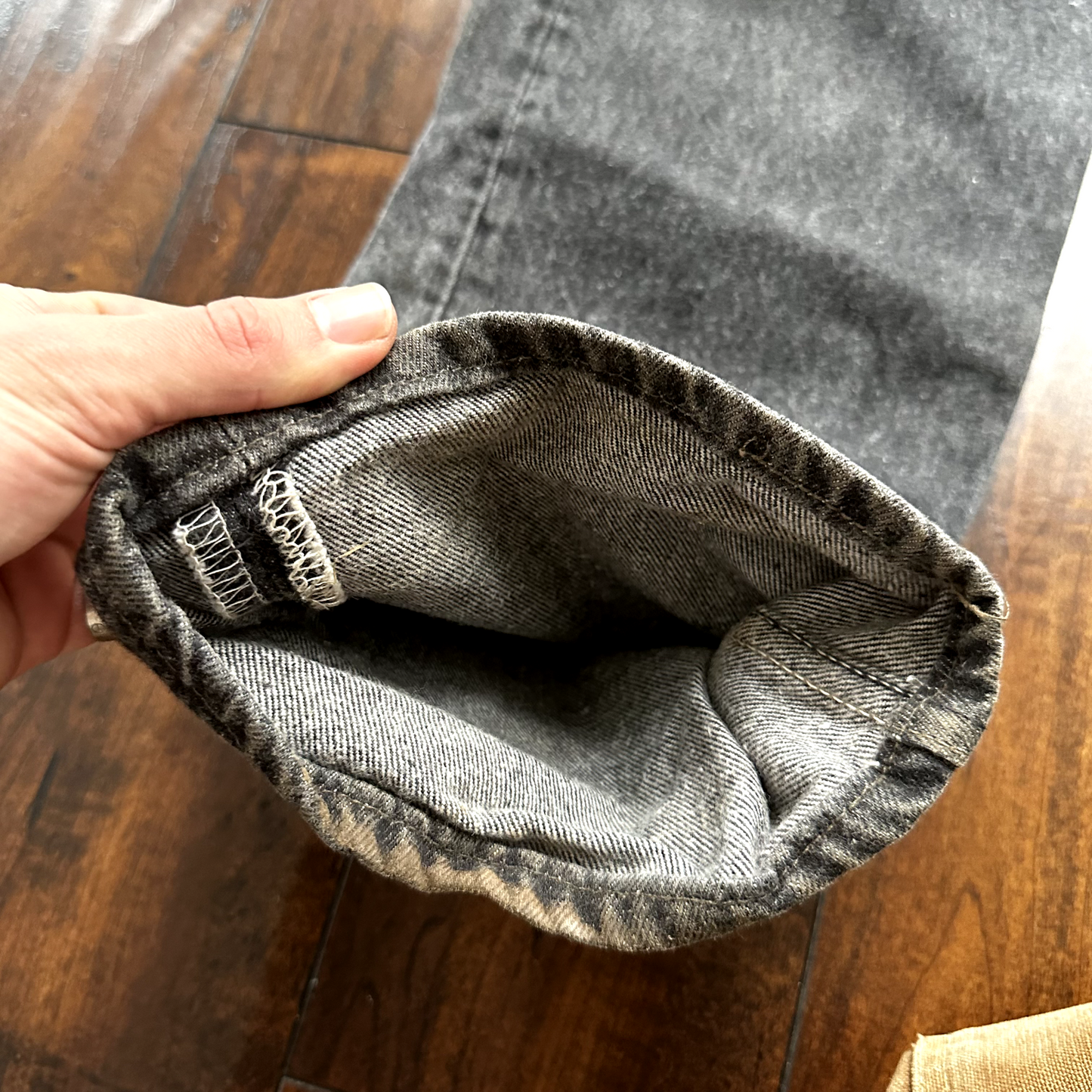 Vintage Levis 501 Button Fly 90s Tag Jeans Black Gray 80s 38x34 Act 35x32