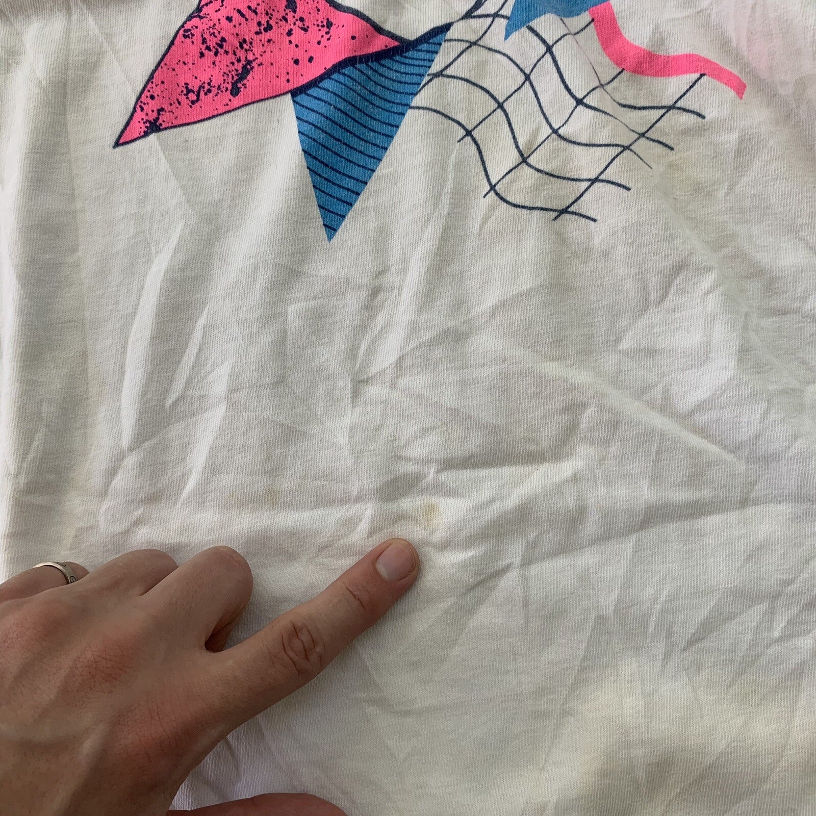 Vintage Nike T Shirt USA Rare Blue Long Sleeve 80s Volleyball 90s Sports Pink