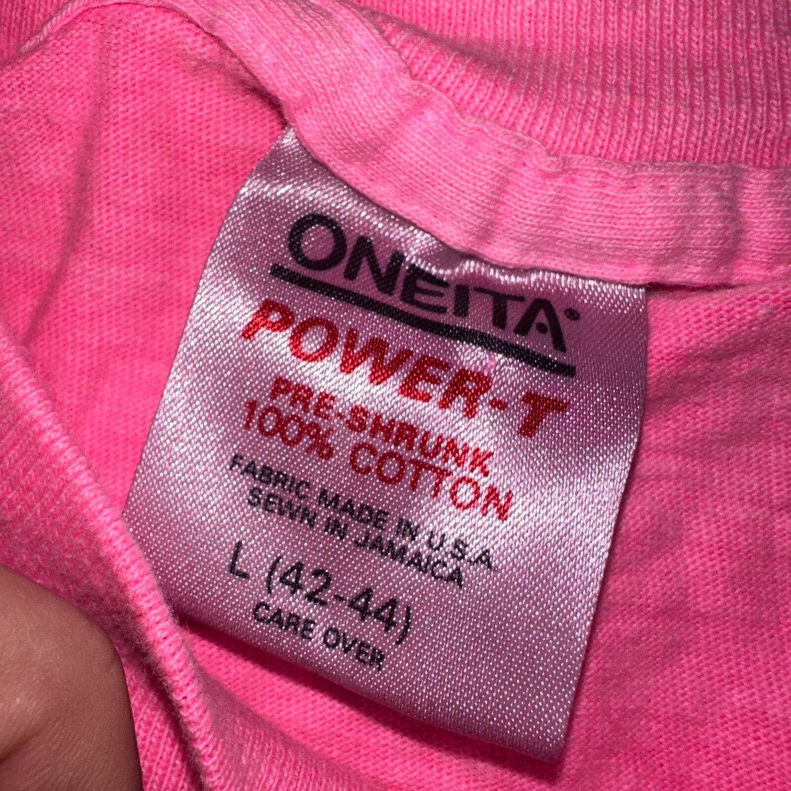 Corvette Hot Pink Oneita VTG T Shirt 80s Chevrolet Hot Girls Bikini Racing Cars