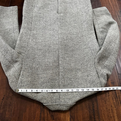 Vintage 1960s Robert Hall Smoke Grey Tweed Shaggy Flecked Blazer Jacket 60s