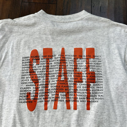 Oneita 90s Lot 2 Vintage T Shirt Dallas Oregon Dragons Basic White Grey Rap